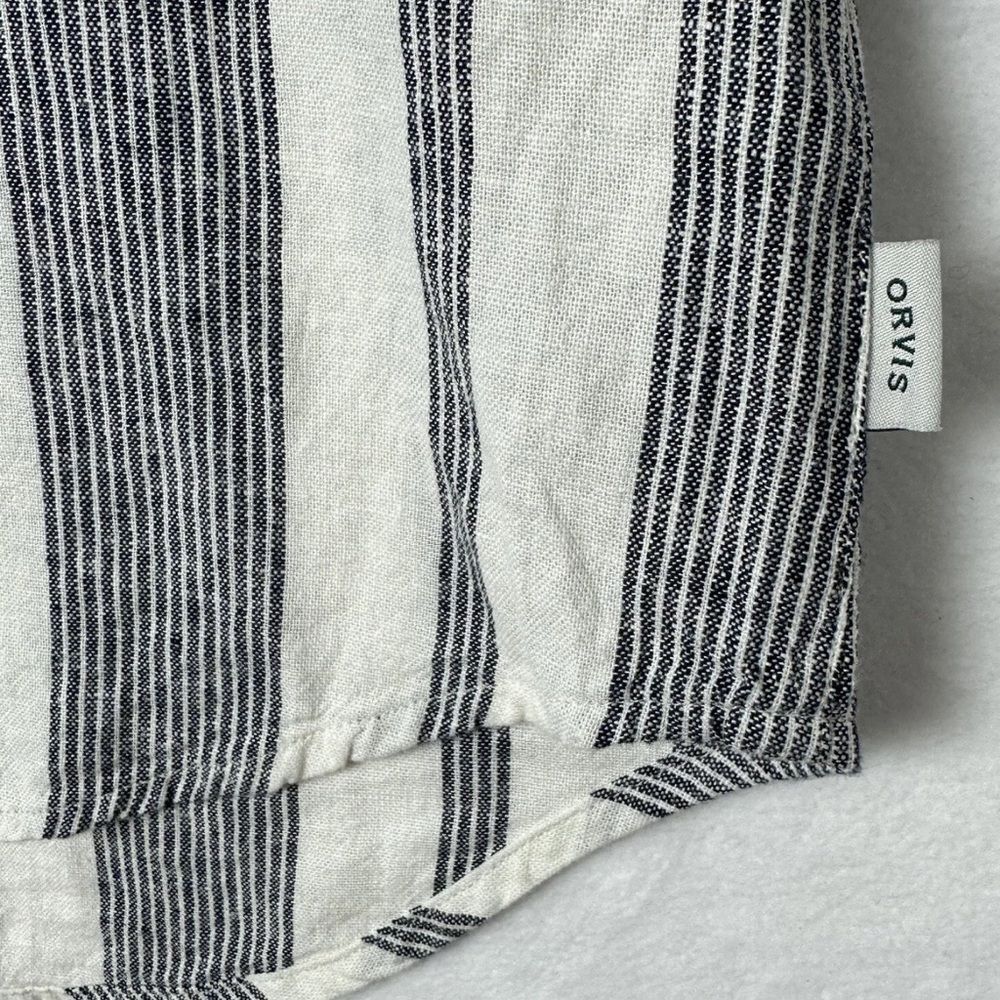 Orvis‎ Black and White Casual Button Down Shirt M - Picture 7 of 7
